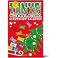Tony's Chocolonely Chocolate Christmas Advent Calendar – 24 Days – 10 Varieties of Tiny Tony's – Lots of Anticipation – Christmas Gifts – Vegetarian – Belgian Fairtrade Chocolate