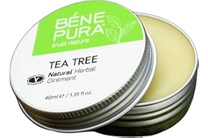 ‎BENE PURA TRUST NATURE BenePura Teebaumöl Salbe, Natürliche Salbe gegen Juckreiz, Hautausschläge und Mückenstiche, 40 ml