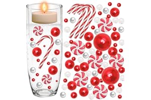 BQSHX Christmas Vase Filler Pearl,Floating Pearls Water Beads for Vases,Christmas Floating Candles Transparent Water Gel Beads Centerpieces for Home Wedding Party Candyland Decoration