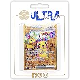 Coffret 10 Cartes Pokémon Ultraboost - Série Écarlate/Violet - Carte Galerie Secrète 214/198 Alternative