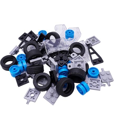 60-teilig Bausteine Grundplatten Set - 6 Größen & Farben, Kompatibel Mit Meisten Marken, Kreatives Spielen