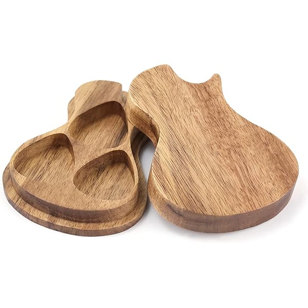 Plettri Chitarra Custodia Per In Legno - Portaplettri Forma