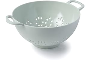 Zeal Colander Small (6”/15cm), Melamine, Sage Green, 19.5 x 15 x 7.5 cm