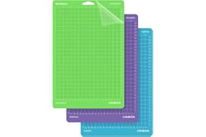 DOOHALO Cutting Mat Compatible with Cricut Joy Xtra 8.5" x 12"Variety Grip Cutting Mats,Non-Slip Adhesive Sticky Vinyl Cutting Mats,Replacement Accessories