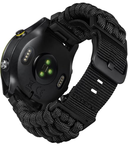 Cinturino Universale In Nylon Balistico Per Smartwatch, 18/20/22/24mm, Regolabile, Con Fibbia, Traspirante E Impermeabile