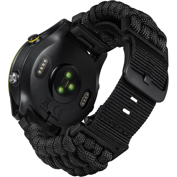 Cinturino In Nylon 22mm Per Garmin Fenix 8/7/6/5 E Forerunner 965/955/945/935 – Chiusura A Sgancio Rapido E Fibbia Militare