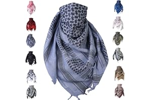 DEAGLE Shemagh scarf men & women tactical 100% cotton military head neck wrap shawl motorcycle hiking paintball face mask 42”x42”