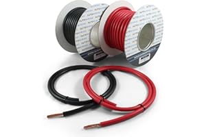 AUTOWIRING Automotive Hi-Flex 110 Amp 16mm² Battery/Starter/Inverter/Welding PVC Cable Wire (Red, 5 Metre)