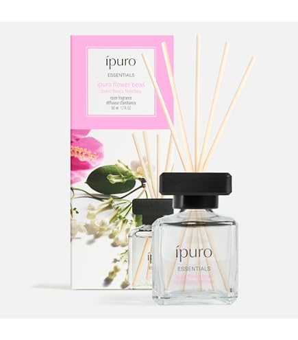 ipuro Essentials TIME TO GLOW Raumduft mit Stäbchen 50 ml - Raumerfrischer mit Tonkabohne, Kaschmirholz & orientalisch blumigen Noten Duft Aroma