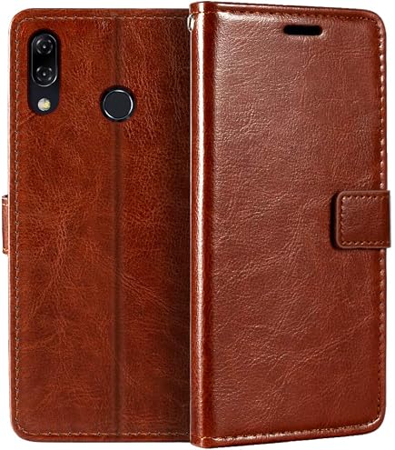 Cadorabo Custodia Libro Per Asus ZenFone 5Z - Cover Portafoglio In Pelle Finta BRUNO CAFÉ, Con Vani Per Carte, Supporto E Chiusura Magnetica - 5