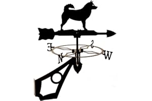 Dragon Laser Ltd., Husky Decorative Weathervane, Dog, Gift for Dog Lovers, WITH ANTI-RUST COATING**