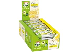 Enervit, Enerzona Protein Snack 40-30-30 Gusto Lemon Cake, 30 Barrette Proteiche da 33gr Dieta a Zona con Proteine del Latte e Fibre, per Mantenere il Tono Muscolare, Senza Olio di Palma