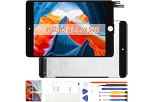 ATWIST Écran pour iPad Mini 4 2015 LCD Display - pour iPad Mini 4 LCD Écran Tactile Remplacement A1538 A1550 Numériseur Verre pour iPad Mini4 Affichage de Rechange Tools (Noir)