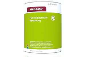 ‎NUTRIMMUN nutrimmun PRAELASAN (420g) – Nahrungsergänzungsmittel für eine normale Verdauung – Ballaststoffmix aus Flohsamen, Maisdextrin, Baobab sowie Calcium – Zur Ergänzung einer ballaststoffreichen Ernährung