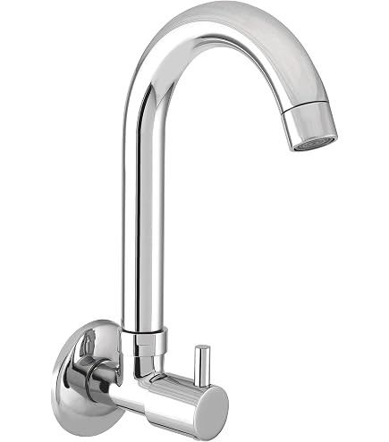 CLINTON Vignet 2 in 1 Brass Bib Cock with Wall Flange (Pack of-2