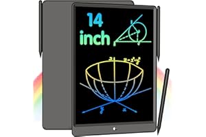 Richgv 14 inch Colorful LCD Writing Tablet for Toddlers, Kids, Adults. Graphics Drawing Tablets, LCD Writing & Drawing Board, Portable Digital Writing pad at Home, School Office. Learning Toy Upgrade