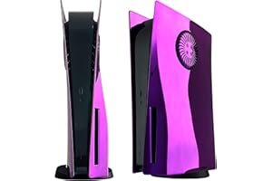 Façades avec orifices de refroidissement pour P5 Disc Edition DOBEWINGDELOU Plaque frontale Couvercle console de remplacement Plaque latérale Coquille Accessoires Boîtier ABS Galvanisé Violet