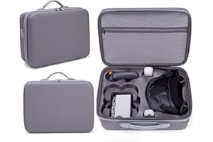 Fenmaru Custodia Protettiva per DJI Neo Motion Fly More Combo, Goggles N3, RC Motion 3 - Custodia Rigida, Nero