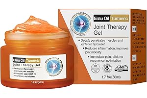 GENERIC Emu Oil Turmeric Joints Relief Gel, Natural Relief Cream, Instant Soothing Joints Massage Gel for Knee Shoulder Arm Leg