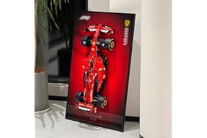 OYTOCLKU Tableau mural pour Lego Technic Ferrari SF-24 F1 - Kit de construction 42207 - Pour adultes - Support mural - Décoration de maison ou de bureau - Couleur dégradée (voiture non incluse)