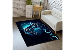 STICKER SUPERB. Alfombra Decorativa Antideslizante Para Gamer, Felpudo Para el Hogar, Dormitorio, Sala de Estar, Baño, Pasillo, Suelo,Interior Exterior, Alfombra de Juegos Para Niños (Color A,120x160 cm)
