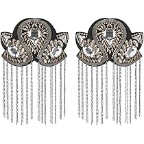 Nappe Con Strass Per Spalle - Decorazione Cucibile Per Giacche E Vestiti, 2 Stili Disponibili - Foto 5