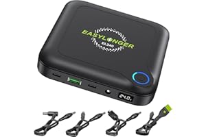 EASYLONGER EL240 Batería CPAP para Air Travle 88Wh 12V 24V Batería CPAP portátil para Camping PD 60W Laptop Power Bank CPAP Power Bank CPAP batterie pour ResMed CPAP Machines/ResMed AirMini/Macbook