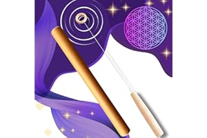 MAJESTIC'S Tensor - Tensore biotensore, bacchetta di cercatore professionale, manico in sughero, bacchetta per radiestesia, cerchio in legno di faggio, leggero e sensibile, marca francese