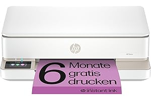 HP Envy 6120e, Multifunktionsdrucker, 6 Monate gratis drucken Instant Ink inklusive, Drucken, Kopieren, Scannen, Mobiler Faxversand, Wi-Fi, Beidseitiger Druck