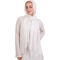 Flora Cotton Plain Modal Sponge Gauze Scarf with Soft Cotton
