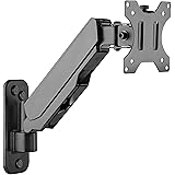 RICOO Supporto monitor muro S4911 Girevole Inclinabile Schermo PC 17-32" (43-81 cm) Staffa TV universale Televisore LED Curvo