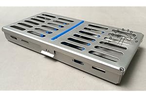 Tools N Tools UK QUALITY STERILIZATION CASSETTE RACK TRAY HOLD 7 DENTAL INSTRUMENTS AUTOCLAVE CE