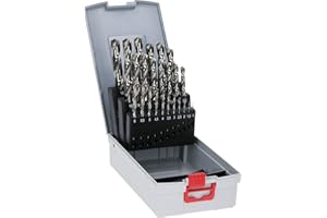 Bosch Professional 25-częściowy zestaw wierteł do metalu HSS-G ProBox (do stali, Ø 1–13 mm, osprzęt do wiertarko-wkrętarki i stojaka wiertarskiego)