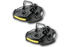 TAP JACK Pack De 2 Tapettes À Rats Et Souris XXL pour Capture Rapide, Puissant Piège De Grande Taille Contre Nuisible, Simple Et Efficace - Facile À Utiliser Et Réutilisable