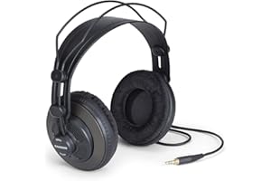 Samson SR850 Traditioneller kabelgebundener Kopfhörer, schwarz m