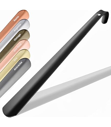 Calzascarpe 60 Cm, Manico Lungo Per Anziani, Ergonomico, Per Stivali E Scarpe, Calzascarpe Per Uomini, Donne E Bambini, Bianco, Vedi Descrizione