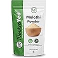 NeutraVed Mulethi Powder 200g | Natural Licorice Root Powder for Eating, Throat Comfort, Skin & Hair Care | Yashtimadhu Powder for Multiple Uses | 100% Natural Grade Licorice Powder- 200g