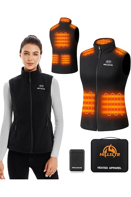Chaleco Calefactable Para Mujer Con Batería ¡Mantente Cálida Y Con Estilo En Invierno!