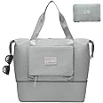 POPCUBE Premium Foldable Duffle Bag for Travel for Women-Folding Bags for Travelling-Travel Bag for Women-Multipurpose Foldable Bags for Travelling. (Grey)