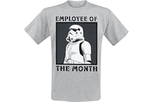 Heroes Inc. Star Wars T-Shirt for Adults | Stormtroopers Shirt | Grey 97% Cotton, 3% Acrylic Tshirt | Official Merchandise
