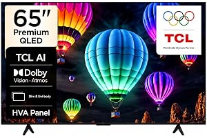 TCL 65T69D Google Television 65 Inch T69D QLED 4K Smart TV (2026 Model) 65" Ultra HD TV with Colorful Quantum Crystal HDR 10+, Superior Picture Quality, Dolby Vision + Atmos, DTS Virtual:X - 65T69D