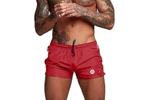 Ducomi Bob Bañador Hombre - Pantalones Cortos de Natación con Doble Bolsillos - Shorts Cortos y Elásticos, Secado Rápido. Boxeador para Natación, Voley Playa y Surf