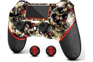 AceGamer controller wireless for Ps4, controller of game compatible with Ps4/Pro/Slim/Pc, with Turbobutton/Back button/Double Vibration/Double Vibration/Gyroscope Sensor 6 Axis/Touchpad