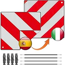 Cartello Carichi Sporgenti 50x50cm - Omologato Per Italia E Spagna - Foto 3