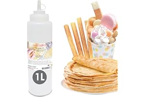 ScrapCooking 5154 - Flacone per salse al cioccolato, ketchup, senape, gelatine, ideale per pancake, arte e arte in plastica alimentare flessibile, bottiglia da cucina
