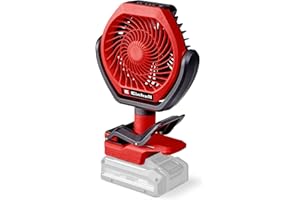 Einhell Ventilateur sans fil GC-CF 18/110 Li-Solo Power X-Change (18 V, moteur sans charbon, 3 niveaux de vitesse, réglable en continu, possibilités de fixation multiples, vendu sans batterie)