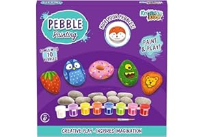 Kreative Kids Make Your Own Pebble Art Large Kit | Kids Painting Craft Kit | Kids Art Kit
