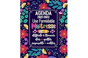 Cadeau Maitresse D'école: Agenda Maîtresse 2022 2023 | Planificateur Semainier 01 AOUT 2022 – 30 JUILLET 2023 | Cadeau Maitresse