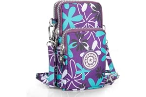 WATACHE Fascia braccio tempo libero prova sudore Armbag tracolla Borsa tracolla portafogli casual palestra Borsa cellulare a forma chiave per iPhone 13 Pro/12 Pro/Xs Max/Xr, Galaxy S21,Huawei P30 Pro,(#10)