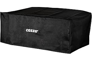 cozze - Protective Cover for Plancha 800 - Universal Use 600D Oxford Polyester UV & Rain Cover L88xW63xH36cm - Extend the Life of Your Equipment